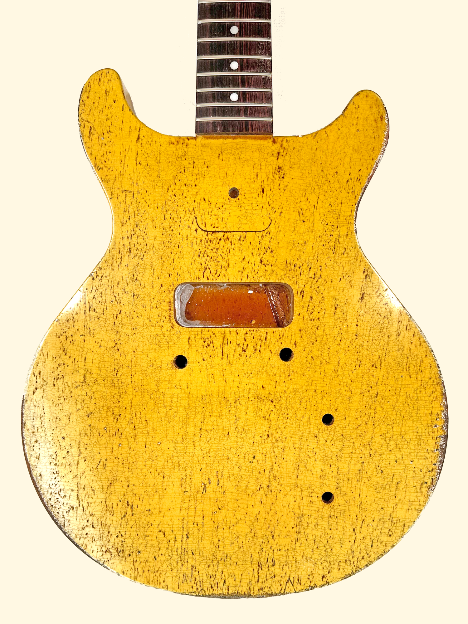 TV Yellow MJT Precision Guitar Kit — MJT Aged Guitars